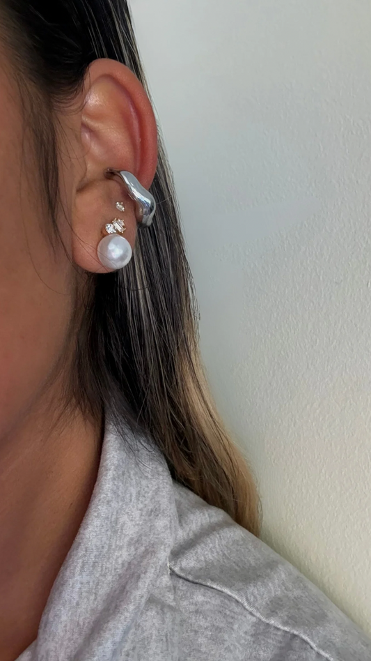 Dainty Silver Ear Cuff